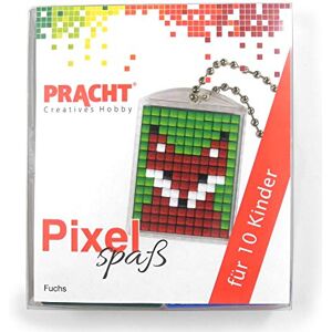 Pracht Creatives Hobby P90058-01501 Pixel Fun Craft Set for 10 Children with 10 Pixels Lockets Motif for Boys and Girls, Children's Birthday, Afternoon, Schools and Kitas Pracht Creatives Hobby P90058-01501 Pixel Fun Craft Set for 10 Children with 10 Pixels Lockets Motif for Boys and Girls, Children's Birthday, Afternoon, Schools and Kitas