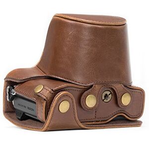 MegaGear MG638 Olympus OM-D E-M10 Mark II, E-M10 (14-42mm) Ever Ready Leather Camera Case and Strap Dark Brown MegaGear MG638 Olympus OM-D E-M10 Mark II, E-M10 (14-42mm) Ever Ready Leather Camera Case and Strap Dark Brown