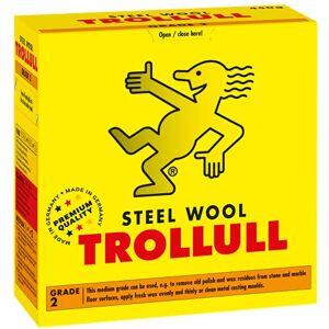 Trollull Steel Wool Wire Wool 450g medium 2, can be used to remove old wax or polish residues, apply wax, or clean metal casting moulds Trollull Steel Wool Wire Wool 450g medium 2, can be used to remove old wax or polish residues, apply wax, or clean metal casting moulds