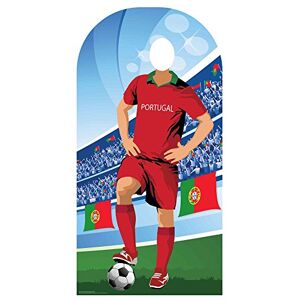 STAR CUTOUTS Portugal (World Cup Football Stand-in) Adult Size 6ft /190cm Tall with Free Mini Destop Cut Out STAR CUTOUTS Portugal (World Cup Football Stand-in) Adult Size 6ft /190cm Tall with Free Mini Destop Cut Out