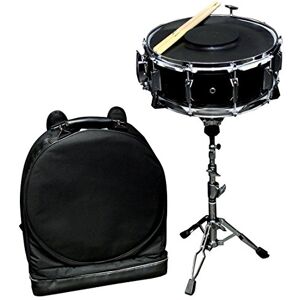 Gewa PURE Snare Drum Starter Set 14x5.5" poplar shells black wrapped, once extendable, with Rucksack bag, rubber pad and 1 pair sticks Gewa PURE Snare Drum Starter Set 14x5.5" poplar shells black wrapped, once extendable, with Rucksack bag, rubber pad and 1 pair sticks