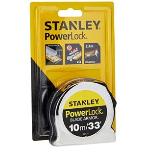 Stanley Powerlock Tape with Blade Armor, 10m/30ft Stanley Powerlock Tape with Blade Armor, 10m/30ft