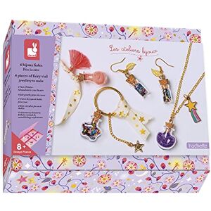 Janod 4-Piece Make-Your-Own Fairy-in-a-Bottle Jewellery Set Les Ateliers Bijoux Children’s Arts & Crafts Kit Dexterity and Concentration 8 Years + J07994 Janod 4-Piece Make-Your-Own Fairy-in-a-Bottle Jewellery Set Les Ateliers Bijoux Children’s Arts & Crafts Kit Dexterity and Concentration 8 Years + J07994