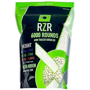 Nuprol RZR Tracer Green Airsoft BBs 0.25g (6000R) Nuprol RZR Tracer Green Airsoft BBs 0.25g (6000R)