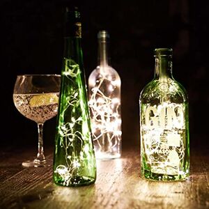 Talking Tables Silver Wine Bottle Stopper Lights 1m Battery Powered LED String for Wine Bottles Christmas Decorations Table Centrepiece Party Lighting – Christmas Table Decor 1m Talking Tables Silver Wine Bottle Stopper Lights 1m Battery Powered LED String for Wine Bottles Christmas Decorations Table Centrepiece Party Lighting – Christmas Table Decor 1m