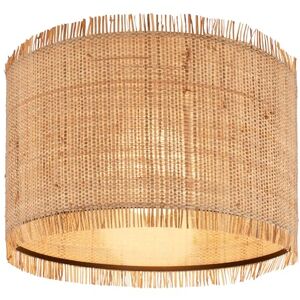 Briloner Ceiling Light with Straw Shade, E27 Socket, Max. 10W, Boho, Aesthetic, Living Room, Bedroom, Dining Room, Hallway, 40 x 28 cm (DxH), Nature, Wood-Colored Briloner Ceiling Light with Straw Shade, E27 Socket, Max. 10W, Boho, Aesthetic, Living Room, Bedroom, Dining Room, Hallway, 40 x 28 cm (DxH), Nature, Wood-Colored