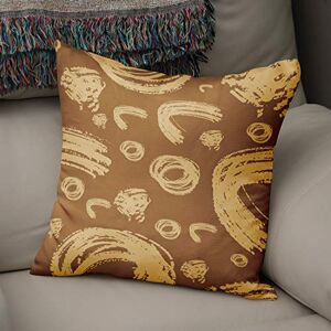 Bonamaison Decorative Cushion Cover Brown Tones, Throw Pillow Covers, Home Decorative Pillowcases for Livingroom, Sofa, Bedroom, Size:43X43 Cm Designed and Manufactured in Turkey Bonamaison Decorative Cushion Cover Brown Tones, Throw Pillow Covers, Home Decorative Pillowcases for Livingroom, Sofa, Bedroom, Size:43X43 Cm Designed and Manufactured in Turkey