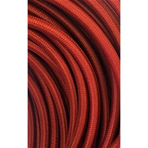 Kopp Meter Textile Cable 3 Core H03 VV-F 3 x 0.75 mm², Length 2 m, Fabric Cable for Lamp, 250 V, Bordeaux, 151502075 Kopp Meter Textile Cable 3 Core H03 VV-F 3 x 0.75 mm², Length 2 m, Fabric Cable for Lamp, 250 V, Bordeaux, 151502075