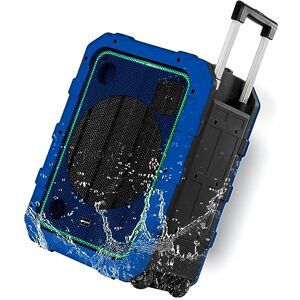 Gemini Sound Mpa-2400Blu 10", 240W Watts Wireless Portable Rechargeable Weatherproof Bluetooth Trolley Tailgate Speaker With Led Party Lights, 6 Dsp Modes, Microphone/Guitar Inputs, Fm Radio, USB Gemini Sound Mpa-2400Blu 10", 240W Watts Wireless Portable Rechargeable Weatherproof Bluetooth Trolley Tailgate Speaker With Led Party Lights, 6 Dsp Modes, Microphone/Guitar Inputs, Fm Radio, USB