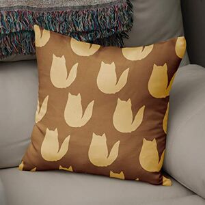 Bonamaison Decorative Cushion Cover Brown Tones, Throw Pillow Covers, Home Decorative Pillowcases for Livingroom, Sofa, Bedroom, Size:43X43 Cm Designed and Manufactured in Turkey Bonamaison Decorative Cushion Cover Brown Tones, Throw Pillow Covers, Home Decorative Pillowcases for Livingroom, Sofa, Bedroom, Size:43X43 Cm Designed and Manufactured in Turkey