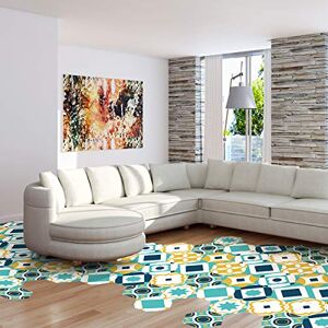 Ambiance Sticker Peel and Stick Decorative Hexagon Litiana Floor Tile, DIY Home Decor, Peel and Stick Removable Stickers, Waterproof Non-Skid Sticker H40 x L90 cm 10 Stickers of 20 x 18 cm Ambiance Sticker Peel and Stick Decorative Hexagon Litiana Floor Tile, DIY Home Decor, Peel and Stick Removable Stickers, Waterproof Non-Skid Sticker H40 x L90 cm 10 Stickers of 20 x 18 cm