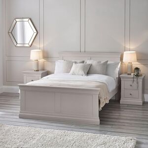 Julian Bowen Clermont 150Cm King Bed Light Grey Julian Bowen Clermont 150Cm King Bed Light Grey