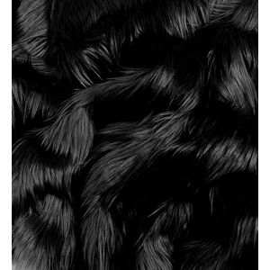 EOVEA Shaggy Faux Fur Fabric Half Yard 60" X 18" Inches DIY Craft Supply, Hobby, Costume, Decoration,Coat,Vest,Throw Blanket,Shawl,Jacket (Black, Half Yard) EOVEA Shaggy Faux Fur Fabric Half Yard 60" X 18" Inches DIY Craft Supply, Hobby, Costume, Decoration,Coat,Vest,Throw Blanket,Shawl,Jacket (Black, Half Yard)