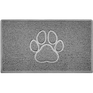 Nicoman Paw Embossed Shape Indoor Outdoor Dirt-Trapper Door Mat Washable Barrier Heavy Duty Doormat (Watertight Rubber-Back, Medium, Grey, 75 x 44cm) Nicoman Paw Embossed Shape Indoor Outdoor Dirt-Trapper Door Mat Washable Barrier Heavy Duty Doormat (Watertight Rubber-Back, Medium, Grey, 75 x 44cm)