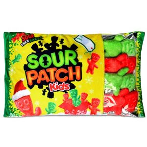iscream Sour Patch Kids Christmas Package 18" x 12" Pillow Set with Mini SPK Candy Pillows iscream Sour Patch Kids Christmas Package 18" x 12" Pillow Set with Mini SPK Candy Pillows