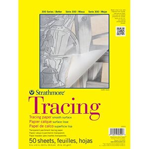 Strathmore Pro-Art Tracing Paper Pad 11-inch x 14-inch, 50 Sheets, White Strathmore Pro-Art Tracing Paper Pad 11-inch x 14-inch, 50 Sheets, White