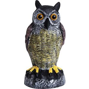 Galashield Owl Decoys to Scare Birds Away Plastic Owls to Scare Birds Away Owl Statue for Garden & Outdoors Galashield Owl Decoys to Scare Birds Away Plastic Owls to Scare Birds Away Owl Statue for Garden & Outdoors