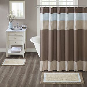 Madison Park Amherst Bathroom Rugs Room Décor 100% Cotton Tufted Ultra Soft Non-Slip, Absorbent Quick Dry Bathtub Mats, 20x30, Brown/Blue Madison Park Amherst Bathroom Rugs Room Décor 100% Cotton Tufted Ultra Soft Non-Slip, Absorbent Quick Dry Bathtub Mats, 20x30, Brown/Blue