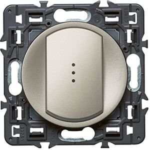 Legrand Céliane Single Light Switch, Grey, 099512, 250 voltsV Legrand Céliane Single Light Switch, Grey, 099512, 250 voltsV
