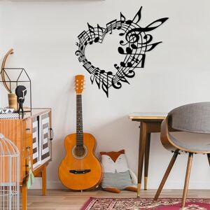 Hanah Home Stylish Black Decorative Metal Wall Accessory, 68 x 70 cm, 100% Metal, 1.5 mm Thick, Lightweight & Easy to Hang, Perfect for Modern Home Decor Hanah Home Stylish Black Decorative Metal Wall Accessory, 68 x 70 cm, 100% Metal, 1.5 mm Thick, Lightweight & Easy to Hang, Perfect for Modern Home Decor