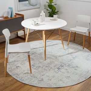 Livabliss Tampa Vintage Rug Area Rugs for Living Room 200 cm, Bedroom Scandi Neutral Rugs, Traditional Patterned Boho Style, Natural Easy Care Pile Large Rug, Blue and Cream Livabliss Tampa Vintage Rug Area Rugs for Living Room 200 cm, Bedroom Scandi Neutral Rugs, Traditional Patterned Boho Style, Natural Easy Care Pile Large Rug, Blue and Cream