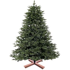 Relaxdays Artificial Christmas Tree, 240 cm, Realistic Design with PE & PVC Needles, Wooden Stand, Storage Bag, Green, Wood, Plastic, 240 x 120 x 120 cm Relaxdays Artificial Christmas Tree, 240 cm, Realistic Design with PE & PVC Needles, Wooden Stand, Storage Bag, Green, Wood, Plastic, 240 x 120 x 120 cm