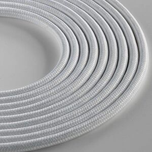 KLARTEXT – Light Round Textile Cable for Lighting, 3 x 0.75 mm, Matt White, 10 m. Attention: Earth Cable Included! Maximum Anti-Shock Safety! KLARTEXT – Light Round Textile Cable for Lighting, 3 x 0.75 mm, Matt White, 10 m. Attention: Earth Cable Included! Maximum Anti-Shock Safety!
