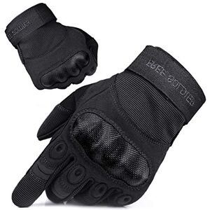 FREE SOLDIER Full Finger Outdoor Sports Cycling Biker Gloves Motorcycle Gloves Fingerless Glove for Hiking Climbing Cross Country Working Men's Gloves(L,Black Full Finger) FREE SOLDIER Full Finger Outdoor Sports Cycling Biker Gloves Motorcycle Gloves Fingerless Glove for Hiking Climbing Cross Country Working Men's Gloves(L,Black Full Finger)
