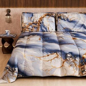 PETTI Artigiani Italiani Quilt, Winter Duvet, Winter Quilt, Double Faced Solid Color and Digital Print Floral Powder, 100% Hypoallergenic Microfiber, Made in Italy PETTI Artigiani Italiani Quilt, Winter Duvet, Winter Quilt, Double Faced Solid Color and Digital Print Floral Powder, 100% Hypoallergenic Microfiber, Made in Italy