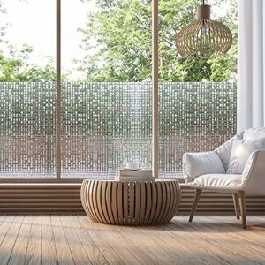 Ambiance Sticker Anti-Privacy Window Film, Electrostatic Window Film, Small Squares 45 x 200 cm, Opaque Privacy Film for Anti-UV Frosted Glass for Office Home Bathroom Bedroom Kitchen Ambiance Sticker Anti-Privacy Window Film, Electrostatic Window Film, Small Squares 45 x 200 cm, Opaque Privacy Film for Anti-UV Frosted Glass for Office Home Bathroom Bedroom Kitchen
