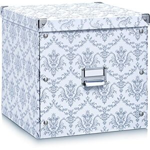 Zeller 17974 2-Piece Basket Set 16 x 16 cm / 20 x 20 cm Fabric Purple Zeller 17974 2-Piece Basket Set 16 x 16 cm / 20 x 20 cm Fabric Purple