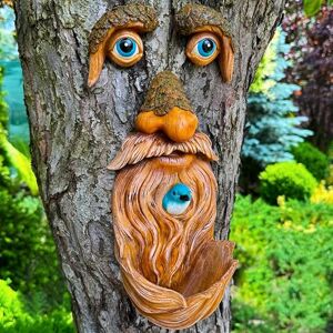 Mood Lab Tree Faces Decor Outdoor Old Man Bird Feeder Tree Hugger Garden Decoration Yard Art Statues Mood Lab Tree Faces Decor Outdoor Old Man Bird Feeder Tree Hugger Garden Decoration Yard Art Statues