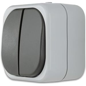REV 0511575777 AquaTop Series Switch, Wet Room IP44, Two-Pole, Surface-Mounted, Schalter REV 0511575777 AquaTop Series Switch, Wet Room IP44, Two-Pole, Surface-Mounted, Schalter