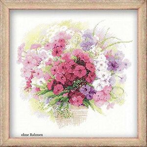 Riolis Cross Stitch Kit 1069 Watercolour Phlox Riolis Cross Stitch Kit 1069 Watercolour Phlox