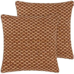 furn. Yard Wikka Feather Filled Cushions Twin Pack, Pecan, 45 x 45cm furn. Yard Wikka Feather Filled Cushions Twin Pack, Pecan, 45 x 45cm