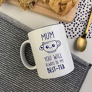 eBuyGB Laser Engraved Mum You Will Always Be My Best (Bestie) -Coffee, 350ml Blue Reveal Funny Mug, Birthday, Mother's Day, Tea Pun Gift, Ceramic, 350 milliliters eBuyGB Laser Engraved Mum You Will Always Be My Best (Bestie) -Coffee, 350ml Blue Reveal Funny Mug, Birthday, Mother's Day, Tea Pun Gift, Ceramic, 350 milliliters