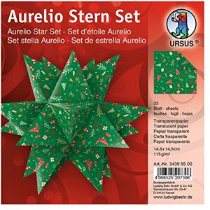 Ursus Aurelio Star Folding Tracing Paper 14 Winter Wonderland, 8 x 14, 8 cm Ursus Aurelio Star Folding Tracing Paper 14 Winter Wonderland, 8 x 14, 8 cm