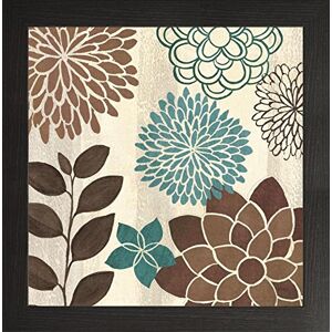 Frame Company Watson Range Abstract Garden Blue I by Veronique Charron, Photo Frame 20 x 20 Inches, Black Frame Company Watson Range Abstract Garden Blue I by Veronique Charron, Photo Frame 20 x 20 Inches, Black