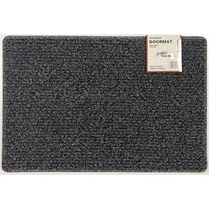 Nicoman Dirt-Trapper Barrier Door Mat Heavy Duty Outdoor Indoor Floor Matt(60x40cm,Black & Grey) Nicoman Dirt-Trapper Barrier Door Mat Heavy Duty Outdoor Indoor Floor Matt(60x40cm,Black & Grey)
