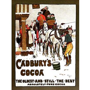 Wee Blue Coo Advert Food Drink Cocoa Horse Carriage Steam Snow Art Print Poster Wall Decor 12X16 Inch Wee Blue Coo Advert Food Drink Cocoa Horse Carriage Steam Snow Art Print Poster Wall Decor 12X16 Inch