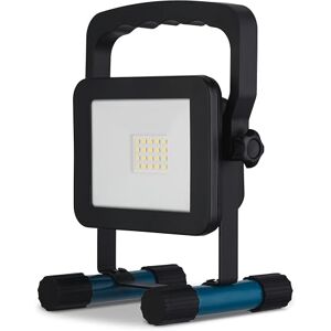 REV LED Work Light, 10 W, 1400 Lumens, IP54 (Indoor and Outdoor), Work Light with Rechargeable Battery (2 Hours Runtime), Black REV LED Work Light, 10 W, 1400 Lumens, IP54 (Indoor and Outdoor), Work Light with Rechargeable Battery (2 Hours Runtime), Black