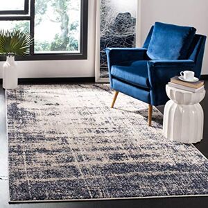 Safavieh Modern Abstract Rug for Living Room, Dining Room, Bedroom Adirondack Collection, Short Pile, in Gold and Navy, 183 X 274 cm Safavieh Modern Abstract Rug for Living Room, Dining Room, Bedroom Adirondack Collection, Short Pile, in Gold and Navy, 183 X 274 cm