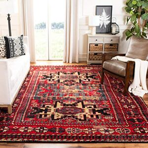 Safavieh Persian Collection Traditional Rug for Living Room, Dining Room, Bedroom, Short Pile, Red and Multi, 160 x 160 cm Safavieh Persian Collection Traditional Rug for Living Room, Dining Room, Bedroom, Short Pile, Red and Multi, 160 x 160 cm