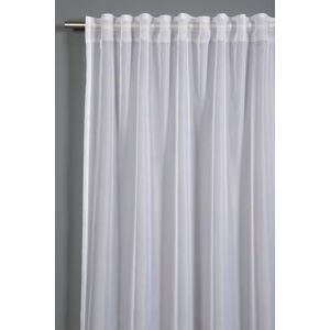Gardinia Voile Curtain with Weighted Pocket, White, 300 x 175 cm Gardinia Voile Curtain with Weighted Pocket, White, 300 x 175 cm