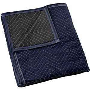 Sure-Max Moving & Packing Blanket Pro Economy 80" x 72" (35 lb/dz Weight) Professional Quilted Shipping Furniture Pad Navy Blue and Black Sure-Max Moving & Packing Blanket Pro Economy 80" x 72" (35 lb/dz Weight) Professional Quilted Shipping Furniture Pad Navy Blue and Black
