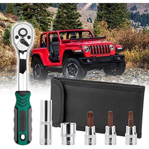 Drimfly Wrangler Torx Tool Kit for Soft Top Hard Top Door Install Removal for Jeep Wrangler TJ JK JL & Gladiator Rubicon Sahara Unlimited Replacement for 82214166AB 68361574AB Drimfly Wrangler Torx Tool Kit for Soft Top Hard Top Door Install Removal for Jeep Wrangler TJ JK JL & Gladiator Rubicon Sahara Unlimited Replacement for 82214166AB 68361574AB