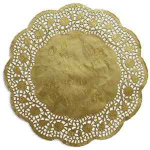Kunze Doily Round Gold Embossed Kaschiertes Paper, Pack of 100 (26.7 cm), 26.7 x 26.7 x 1 cm, – Units Kunze Doily Round Gold Embossed Kaschiertes Paper, Pack of 100 (26.7 cm), 26.7 x 26.7 x 1 cm, – Units