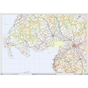 XYZ Maps Postcode Sector Map (S15) South West Scottish Borders Wall Map-Paper XYZ Maps Postcode Sector Map (S15) South West Scottish Borders Wall Map-Paper