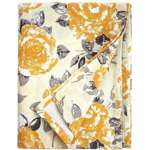 Ragged Rose Cotton Tablecloth for a 6-7 Ft Table Versatile Table Cloth with Simple Embroidered Hem Indoor & Outdoor Decor for Living Room, Kitchen, & Garden Ragged Rose Cotton Tablecloth for a 6-7 Ft Table Versatile Table Cloth with Simple Embroidered Hem Indoor & Outdoor Decor for Living Room, Kitchen, & Garden