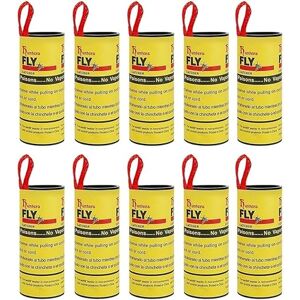 SHATCHI 54 Packs Pesticide Free Fly Paper Strips, Sticky Fly Catchers Set Fruit Fly Trap Insect Sticky Trap for Indoors and Outdoors Use SHATCHI 54 Packs Pesticide Free Fly Paper Strips, Sticky Fly Catchers Set Fruit Fly Trap Insect Sticky Trap for Indoors and Outdoors Use